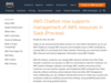 AWS Chatbot now supports management of AWS resources in Slack (Preview)