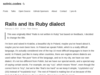 Rails and its Ruby dialect | solnic.codes