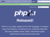 PHP: PHP 8.1.0 Release Announcement
