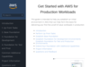Get Started :: Get Started with AWS for Production Workloads