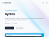 Syntax - Tailwind CSS Documentation Template