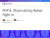 PHP 8: Observability Baked Right In | Datadog