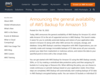 Announcing the general availability of AWS Backup for Amazon S3
