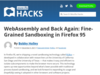 WebAssembly and Back Again: Fine-Grained Sandboxing in Firefox 95 - Mozilla Hacks - the Web developer blog